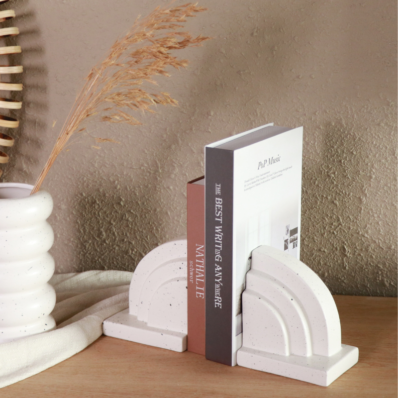 Curved Bookends - Set of 2
