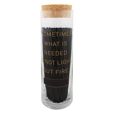Apothecary Fireplace Matches, Black