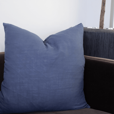 Midnight Lori Linen/Cotton Pillow