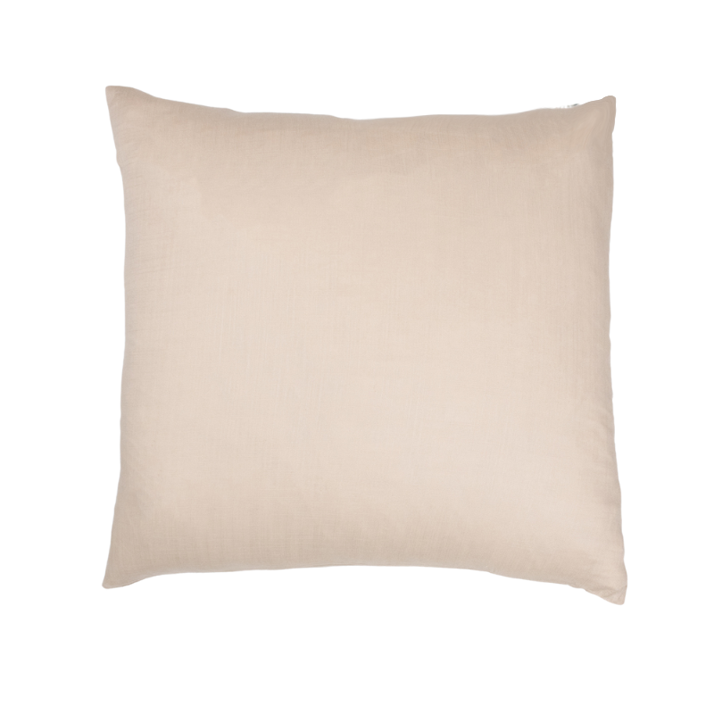 Tan Lori Cotton/Linen Pillow