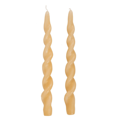 Sand Spiral Tapers - Set of 2