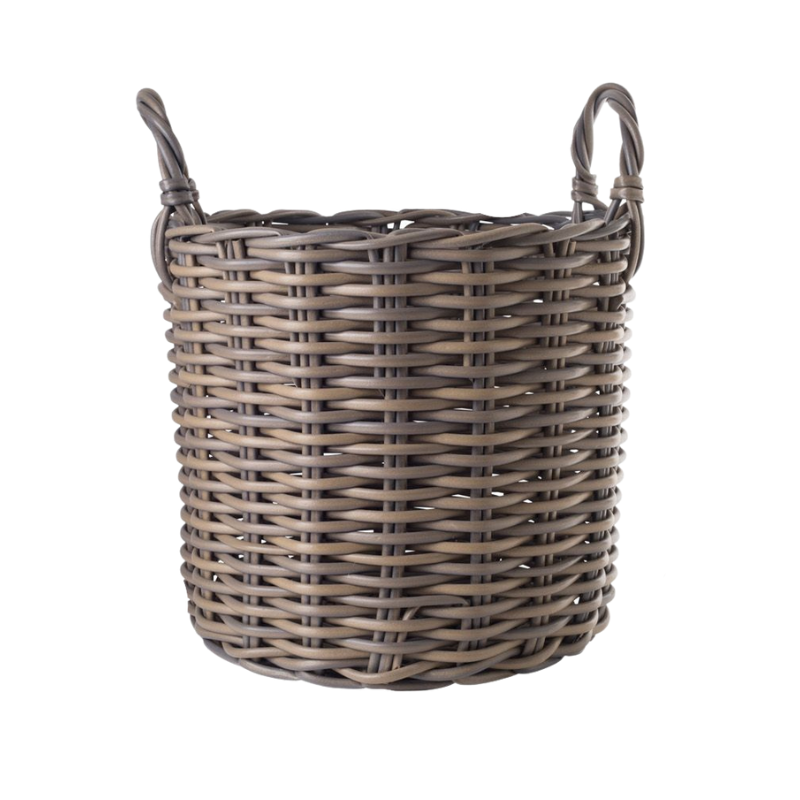 Polyrattan Round Medium Basket