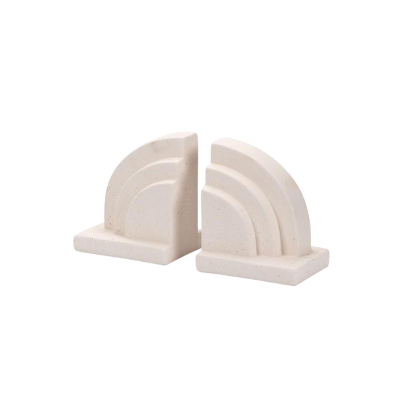 Curved Bookends - Set of 2