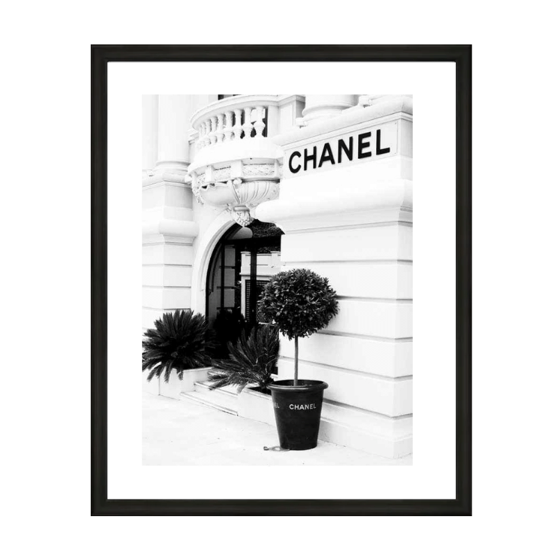 Small Chanel Black & White Door