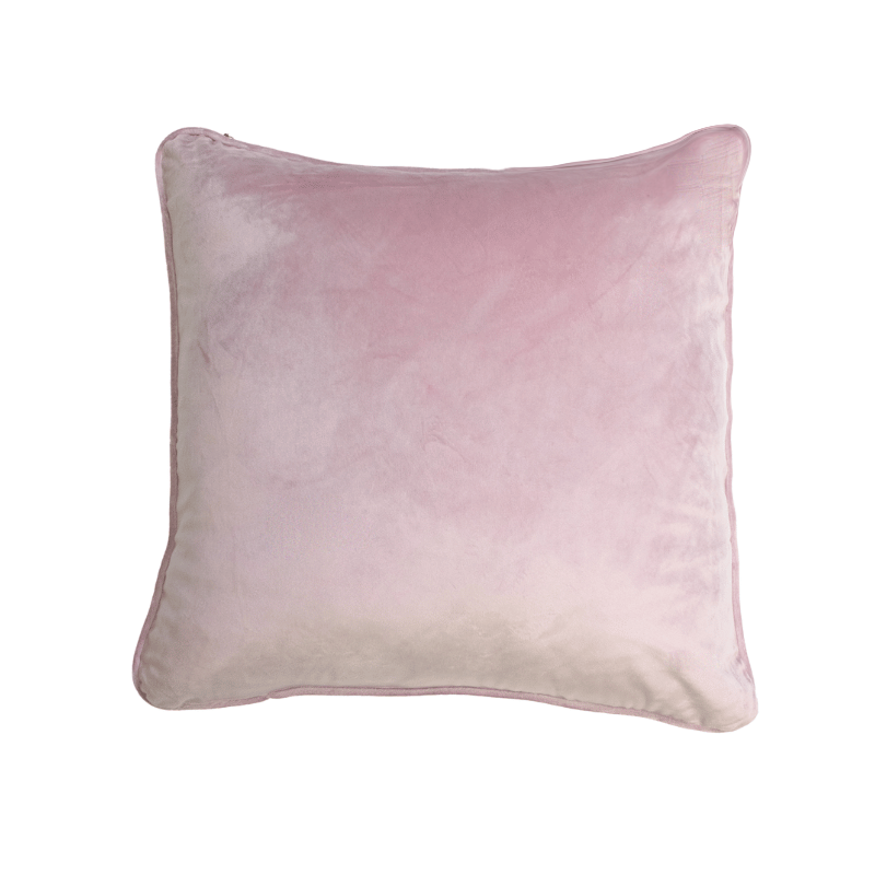 Blush Solid Velvet Pillow