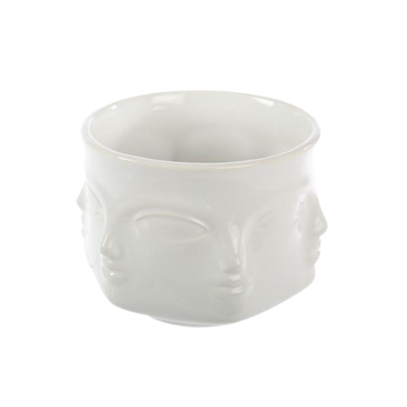 Mini White Gemini Planter