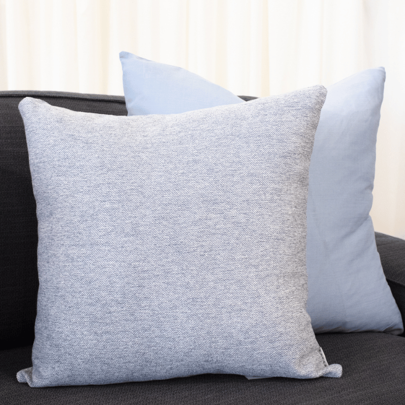 Light Grey Poly Linen Pillow